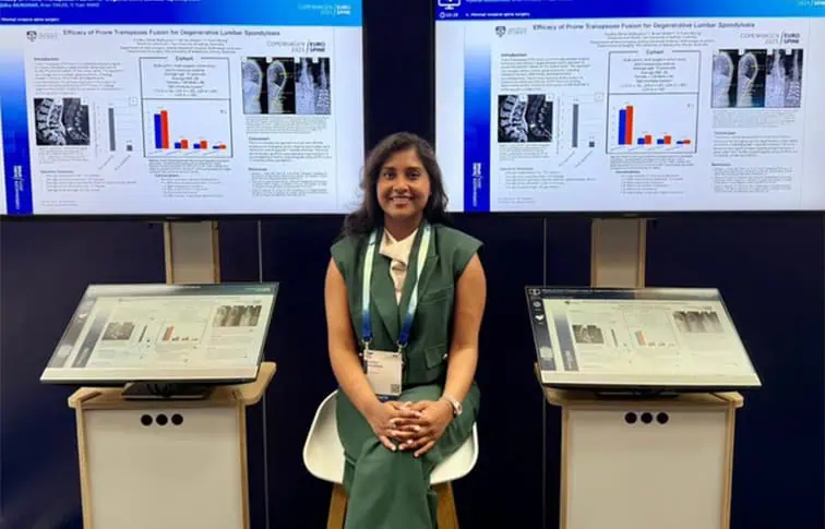 Prone Transpsoas Fusion Research Presented by Dr Vijidha Shree Rajkumar at EUROSPINE 2025